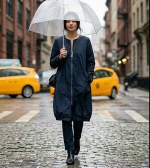 Luciano Choi Luxury Tech Parka / Lightweight Trench - US L - 💎 Rhinestone Zip